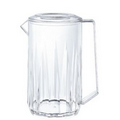 2 Quart Acrylic Diamond Line Pitcher W/ Lid